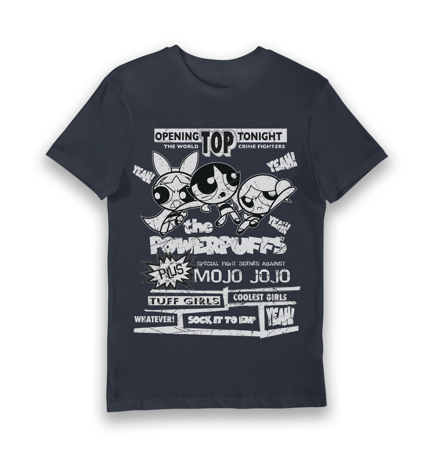 Navy Printed T-shirt Front