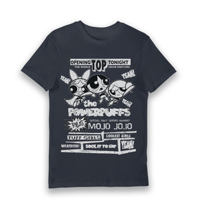 Navy Printed T-shirt Front