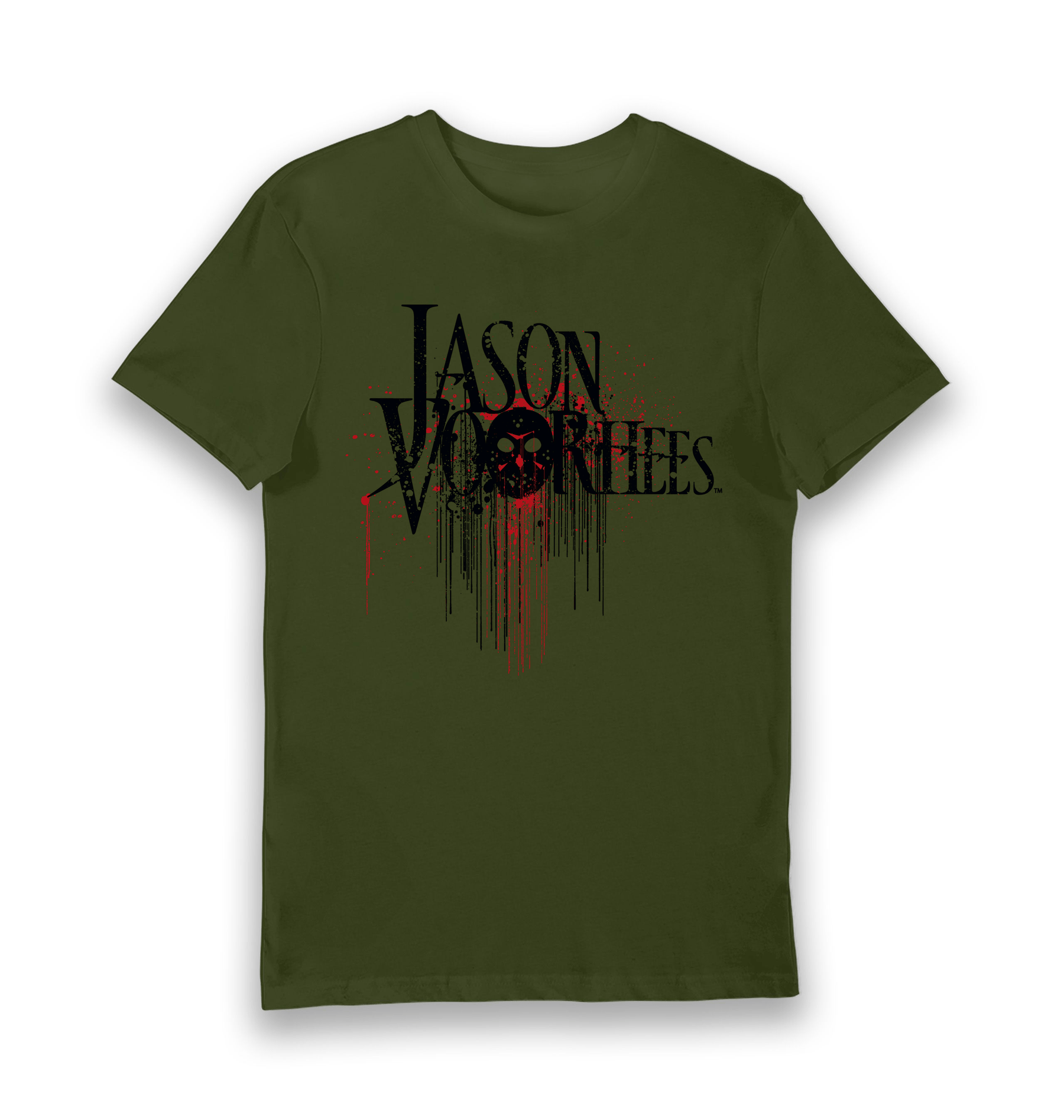 Forest Green Printed T-shirt Front