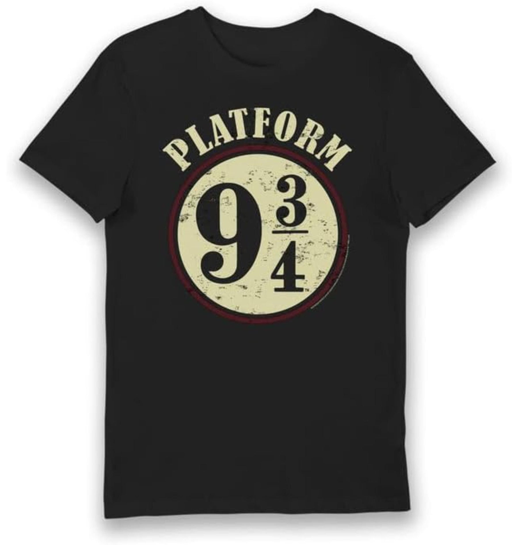 Black Printed T-shirt Front