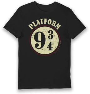 Black Printed T-shirt Front