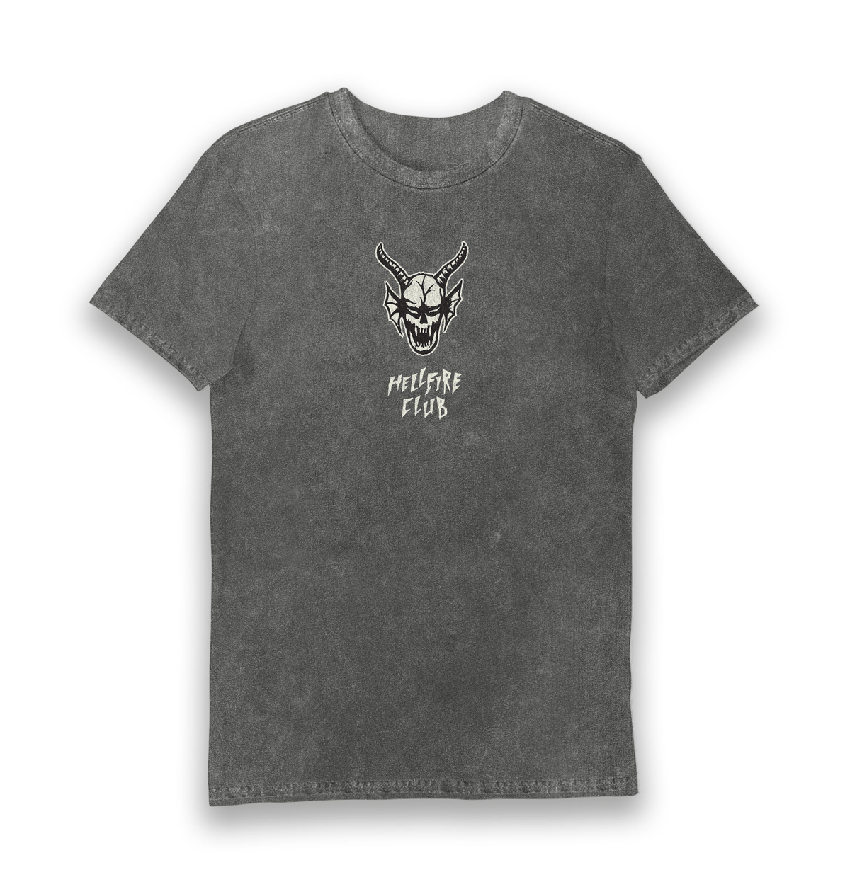 Vintage Grey Printed T-shirt Front
