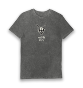 Vintage Grey Printed T-shirt Front