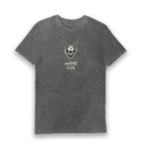 Vintage Grey Printed T-shirt Front