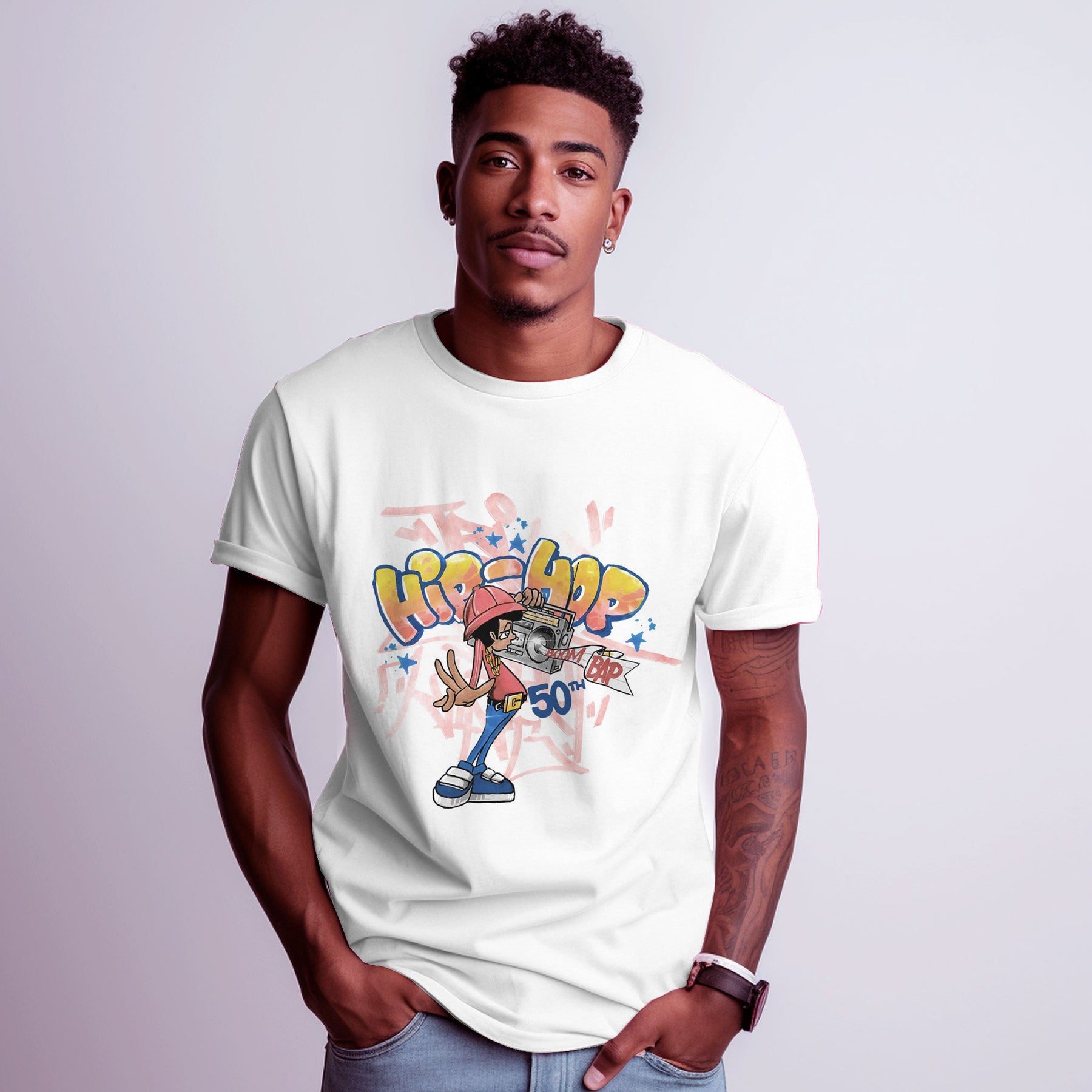 50 Years Hip Hop Graffiti Art T-Shirt