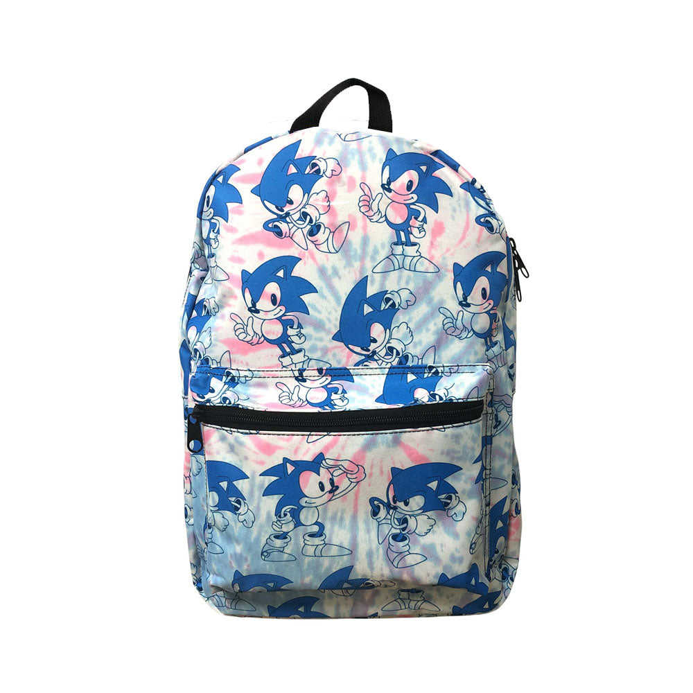Sonic Tie Dye Kids Back To School Backpack