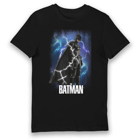 The Batman Lightning Glow in Dark Adult T-Shirt