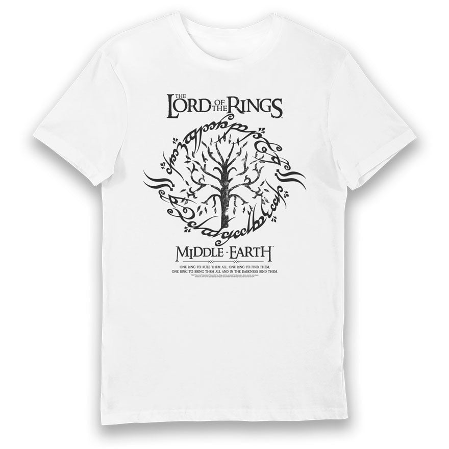 Lord of The Rings Tree of Gondor Middle Earth Adults T-Shirt