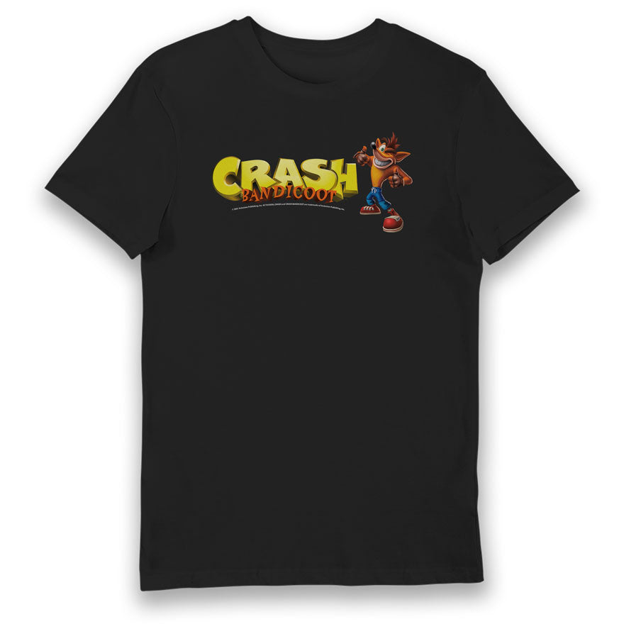 Crash Bandicoot Logo Adults T-Shirt