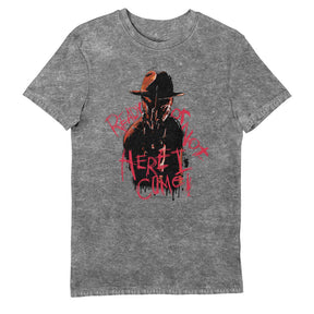 A Nightmare on Elm Street Freddy Krueger Ready or Not Eco Stonewash Adults T-Shirt