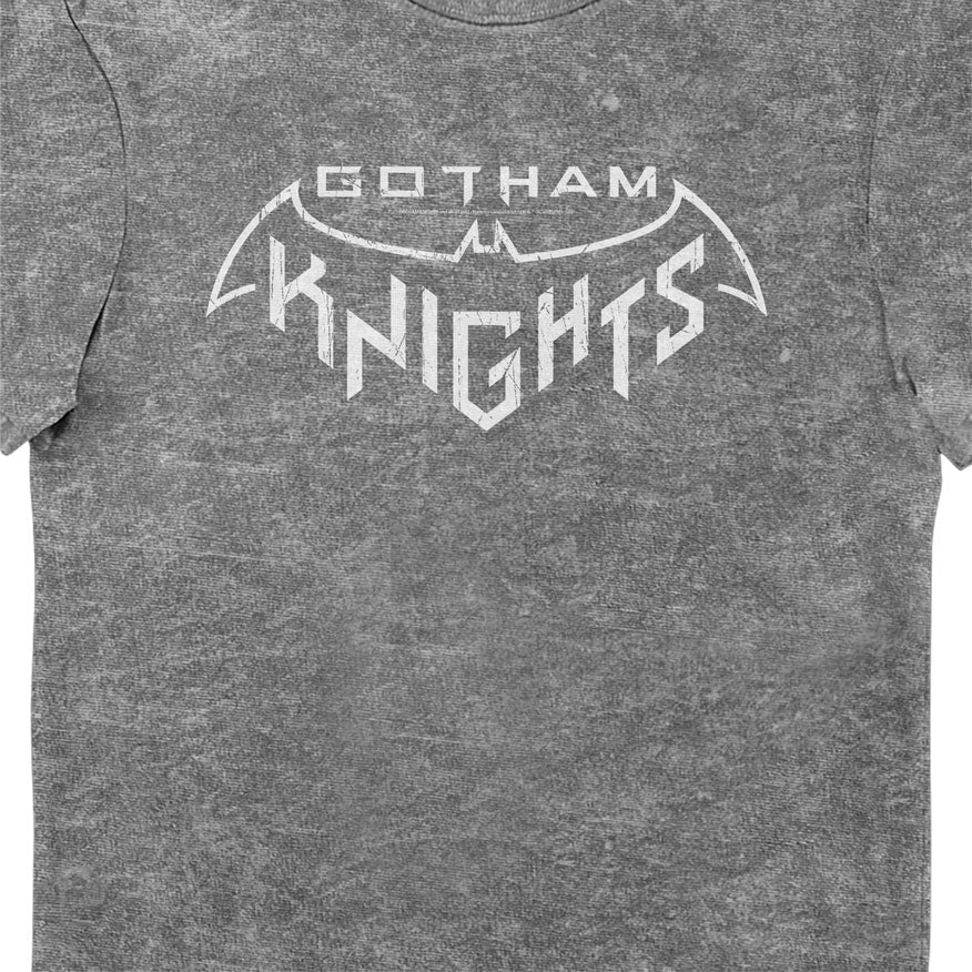 Gotham Knights Logo Eco Stonewash Adults T-Shirt