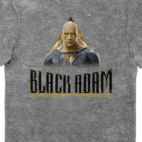 DC Comics Black Adam Eco Stonewash Adults T-Shirt