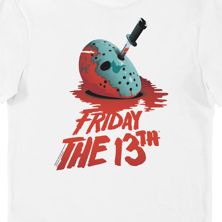 Friday the 13th Jason’s Mask Knife Adults T-Shirt