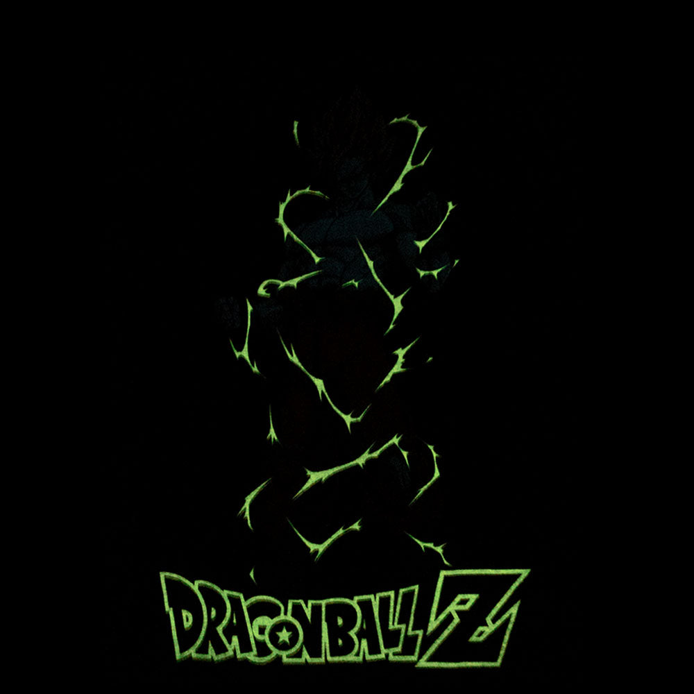 Dragon Ball Z Goku Super Saiyan Lightning Glow in the Dark Adult T-Shirt Bulk Buy