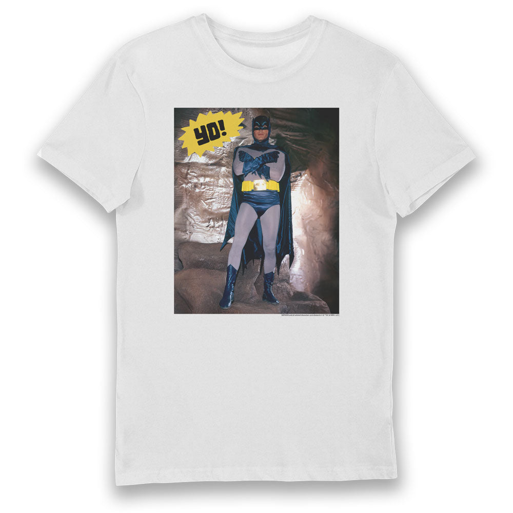 Batman Yo 1966 Edition White Adults T-Shirt