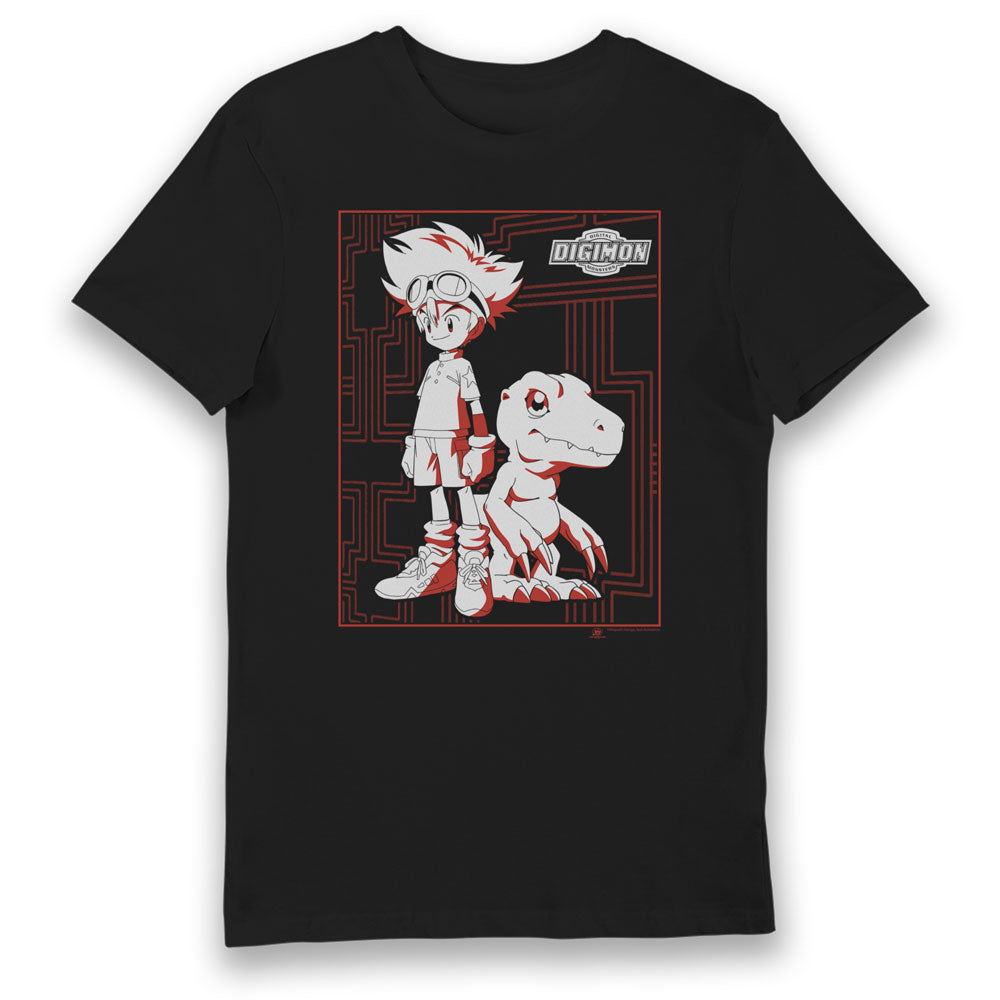 Digimon Tai & Agumon Adults T-Shirt