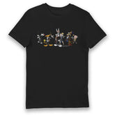 Looney Tunes & Harry Potter Characters Adults Black T-Shirt