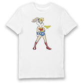 Looney Tunes & DC Comics Lola Bunny Wonder Woman Adults T-Shirt