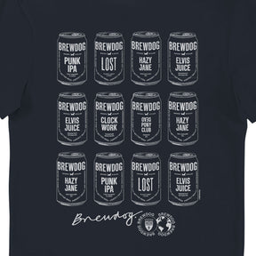 BrewDog Outline Cans Adults T-Shirt