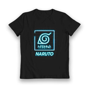 Naruto Shippuden Hidden Leaf Village Glow in the Dark Kids T-Shirt Bulk Buy