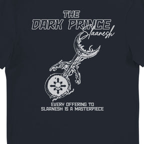 Warhammer 40,000 Slaanesh the Dark Prince B Navy Adults T-Shirt