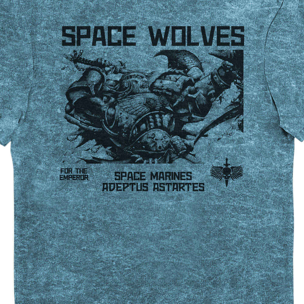 Warhammer 40,000 Space Wolves Eco Wash Adults T-Shirt