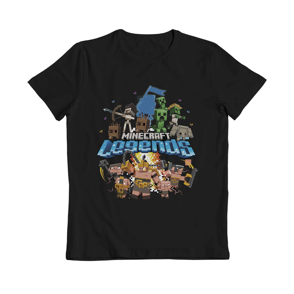 Minecraft Legends Allies vs Piglin Mobs Kids T-Shirt