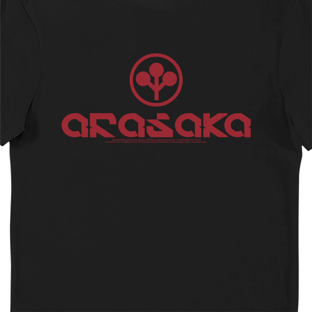Cyberpunk Arasaka Corporate Logo Adults T-Shirt