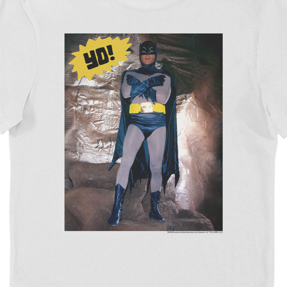 Batman Yo 1966 Edition White Adults T-Shirt