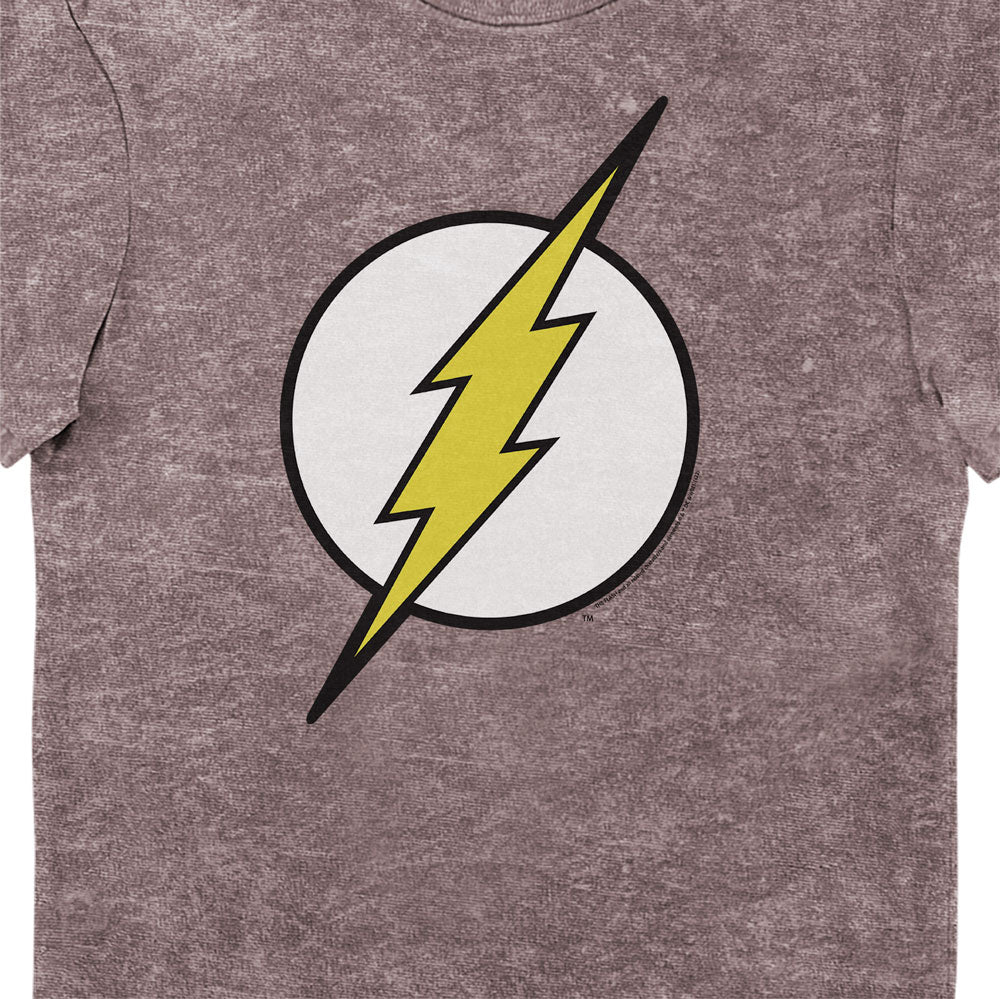 DC Comics The Flash Classic Logo Eco Wash Adults T-Shirt