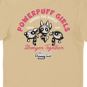 Powerpuff Girls Saving the World Sand Adults T-Shirt