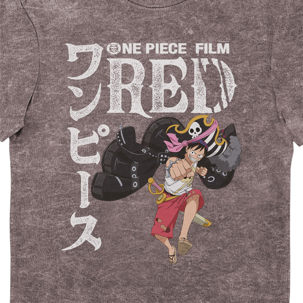 One Piece Film: Red Luffy Eco Wash Adults T-Shirt