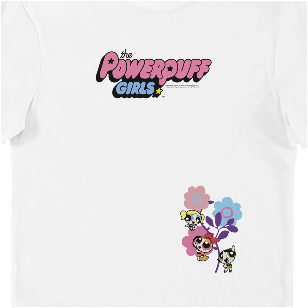 Powerpuff Girls Sugar, Spice and Everything Nice Flower Adults T-Shirt