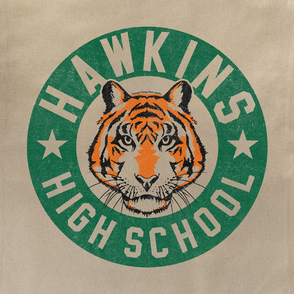 Stranger Things Hawkins High School Tote Bag
