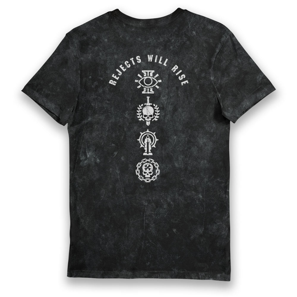 Warhammer 40,000: Darktide Skull Rejects Will Rise Adults Aged Washed T-Shirt