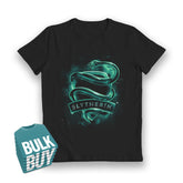 Harry Potter Slytherin House Glow in The Dark Kids T-Shirt Bulk Buy