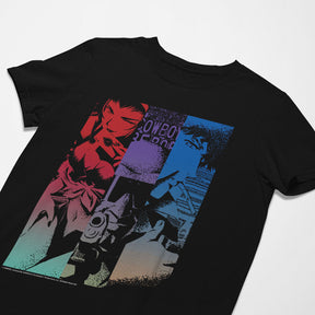 Cowboy Bebop Anime Character Panel Adults T-Shirt