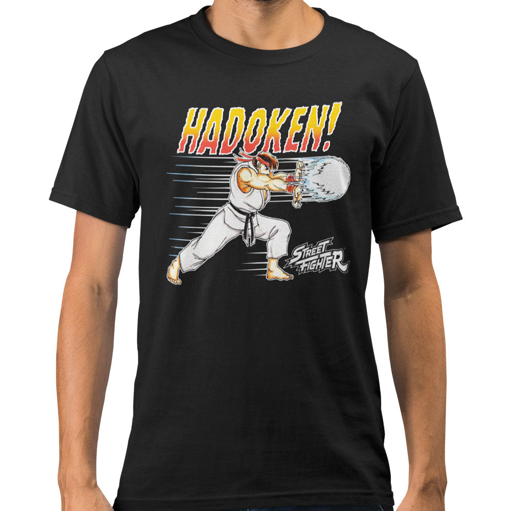 Street Fighter Hadoken! Adults T-Shirt