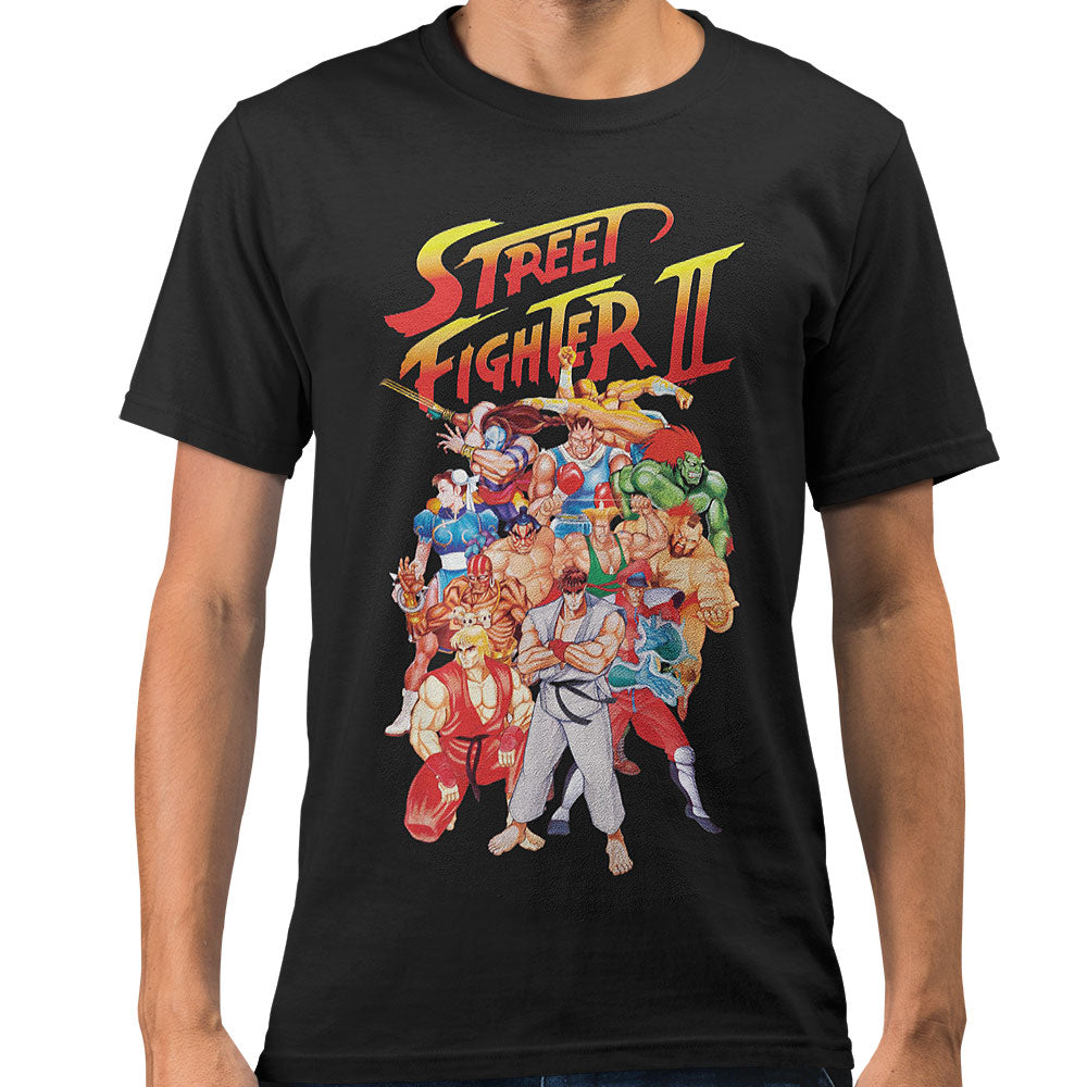 Street Fighter Group Shot Adults T-Shirt