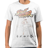 Street Fighter Ryu Kick Adults T-Shirt