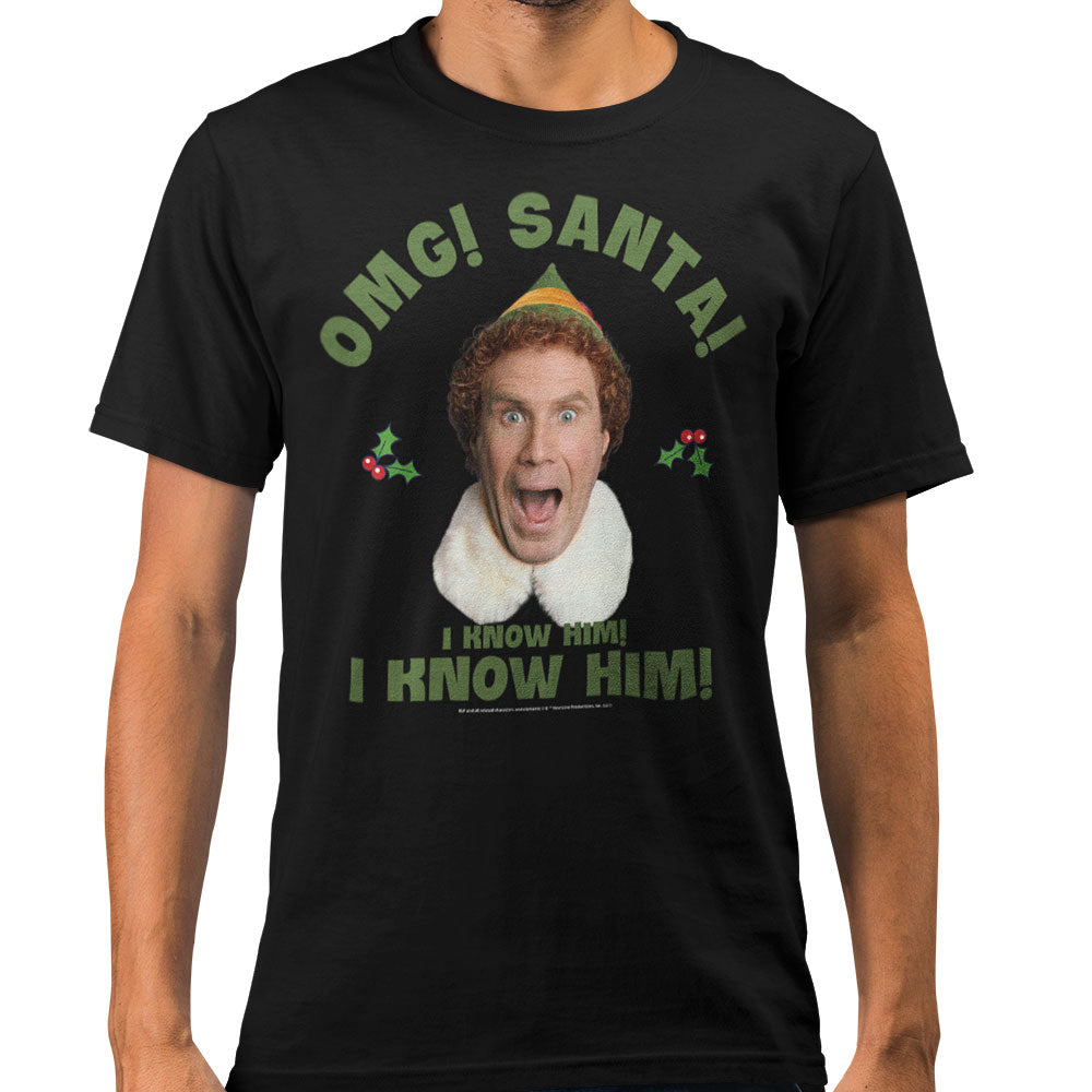 Elf Movie Printed Christmas T-shirt