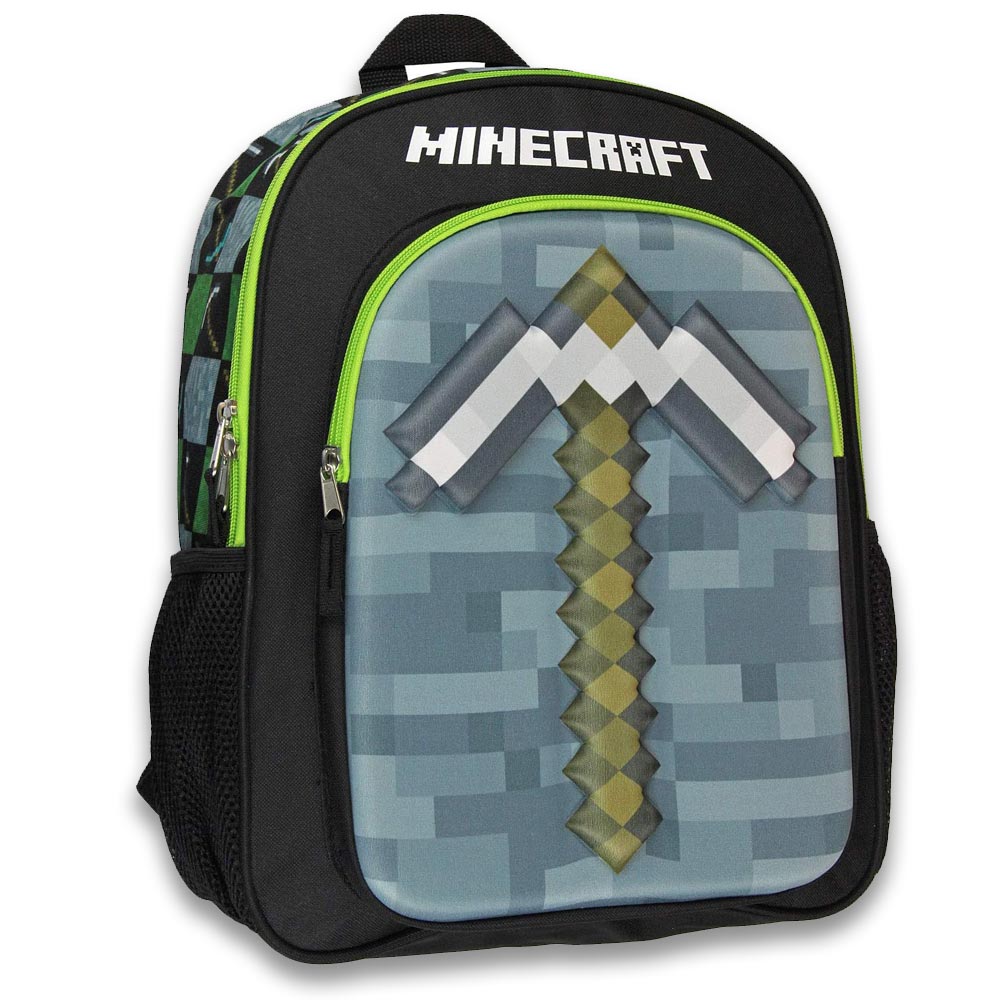 Minecraft Moulded Pick-Axe Pocket Backpack
