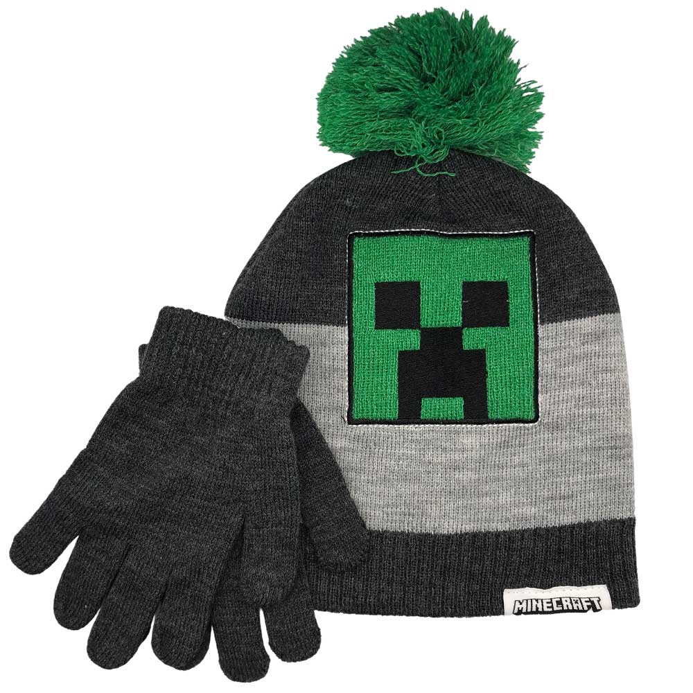 Minecraft Creeper Face Gloves