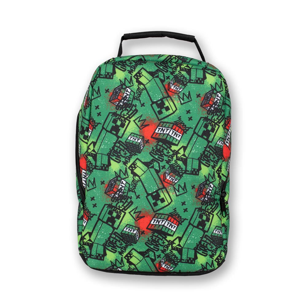 Minecraft TNT Sketch Premium Insulated Lunch Bag
