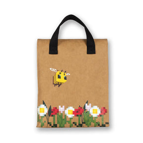 Minecraft Bees Insulated Folded Lunch Bag