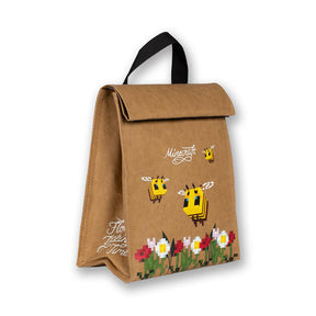 Minecraft Bees Insulated Folded Lunch Bag