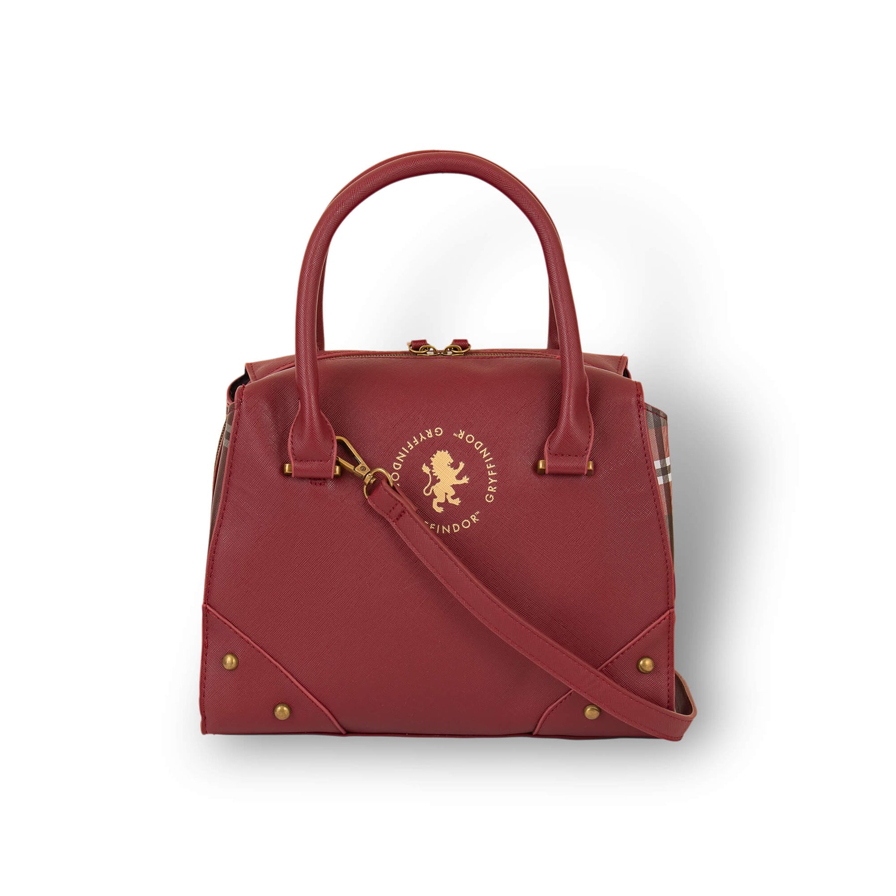 Harry Potter Gryffindor Luxury Plaid Top Handbag