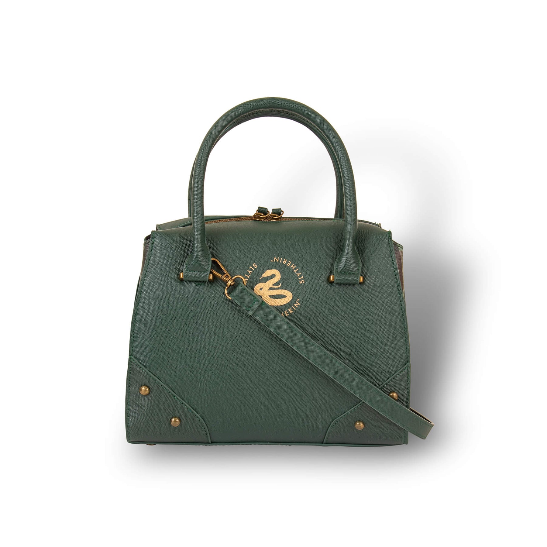 Harry Potter Slytherin Luxury Plaid Top Handbag