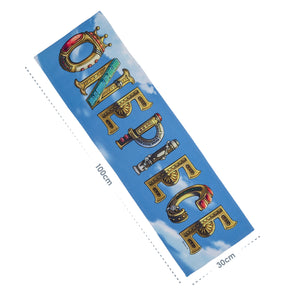One Piece Letters Gym Towel