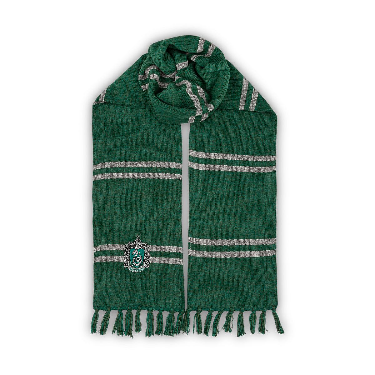 Harry Potter Slytherin Adults Hat and Scarf Winter Set